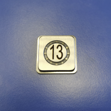 1133 Толкатель модуля кнопочного ВКЛ13А (цифра 13)_ДЕ