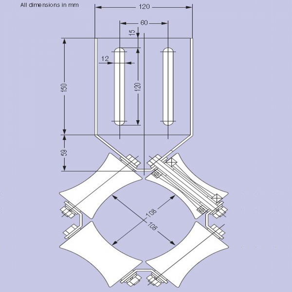 1352 Успокоитель цепи компенсационной DR-L (белый)_ДЕ_2