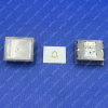 1256 Кнопка лифтовая прямоугольная TA630 DC24 (колокольчик)